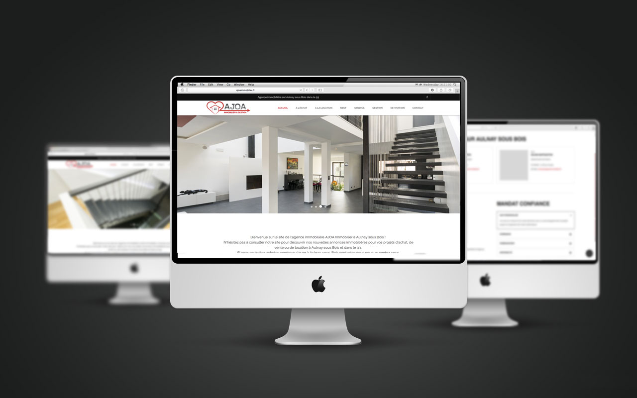 site web agence immobilière
