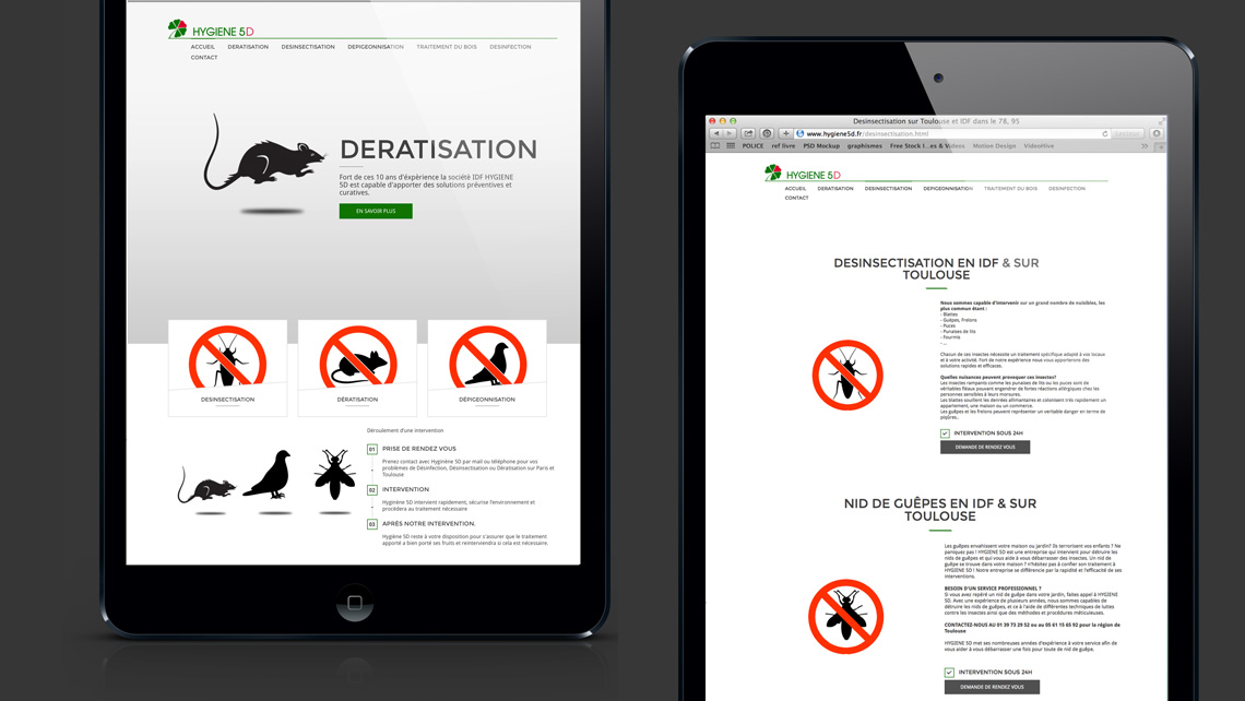 site web entreprise deratisation