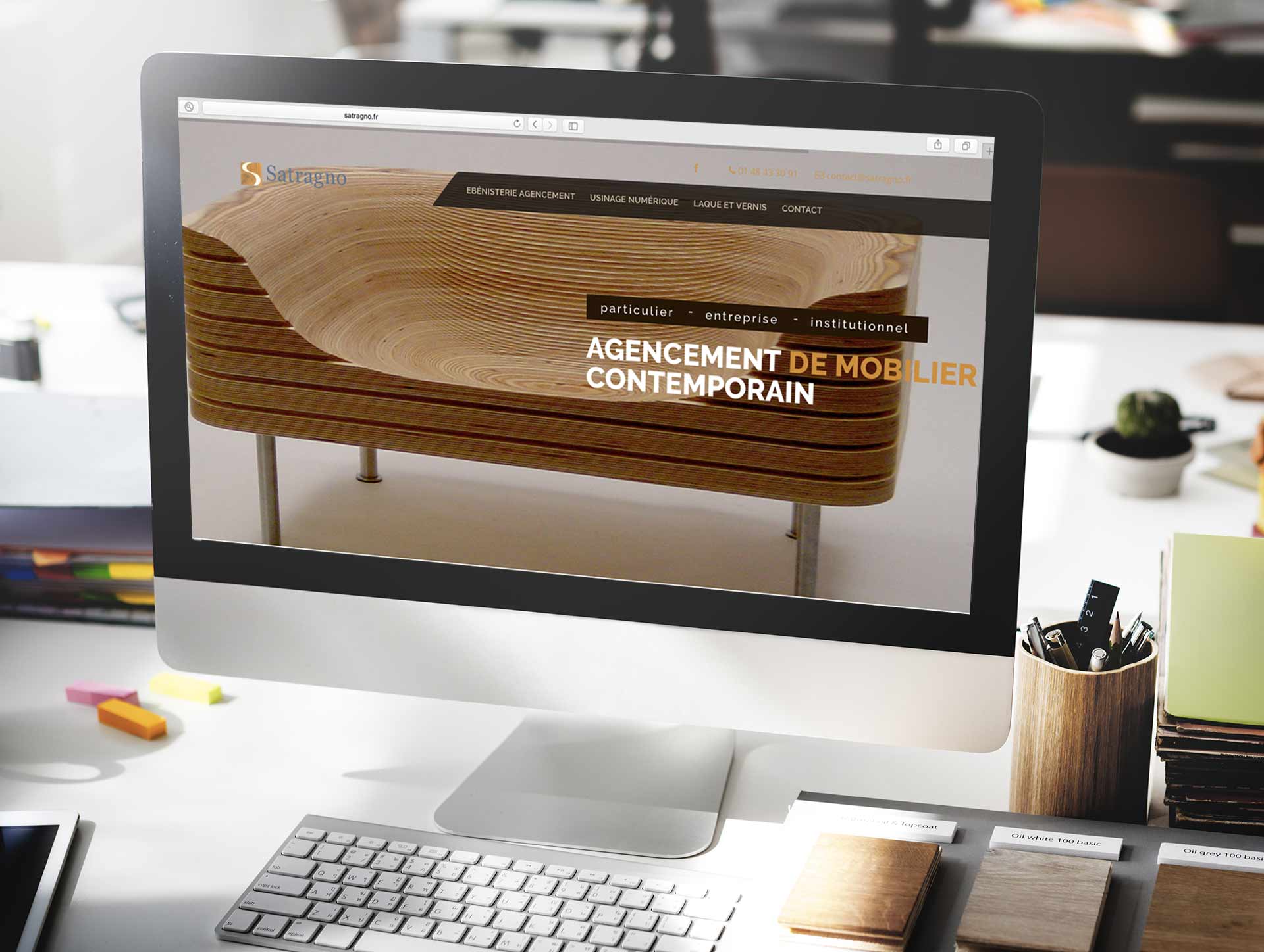site web entreprise  ebenisterie
