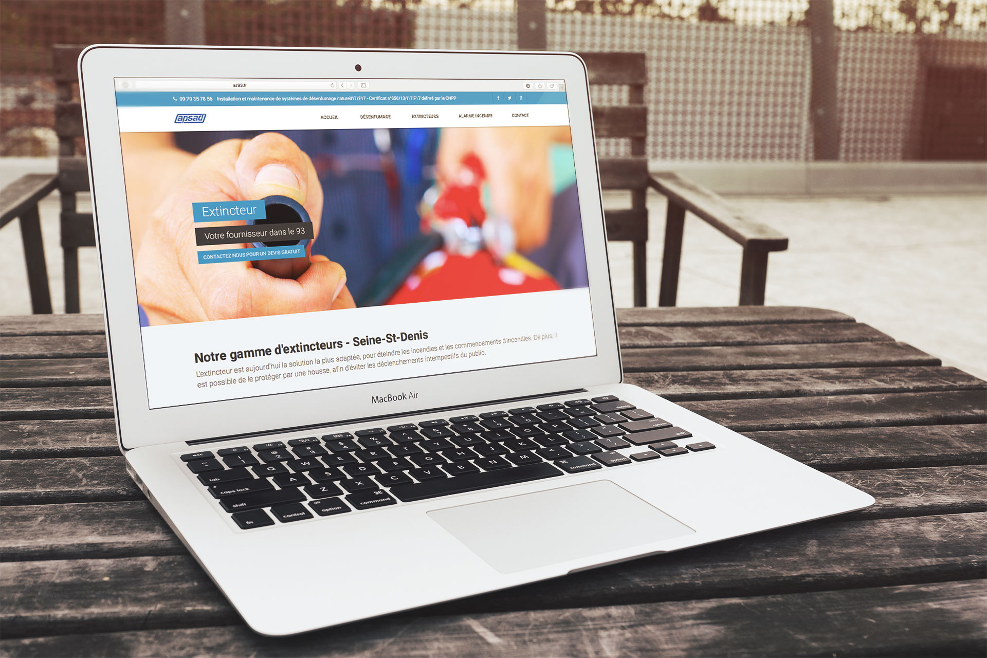 site web desenfumage