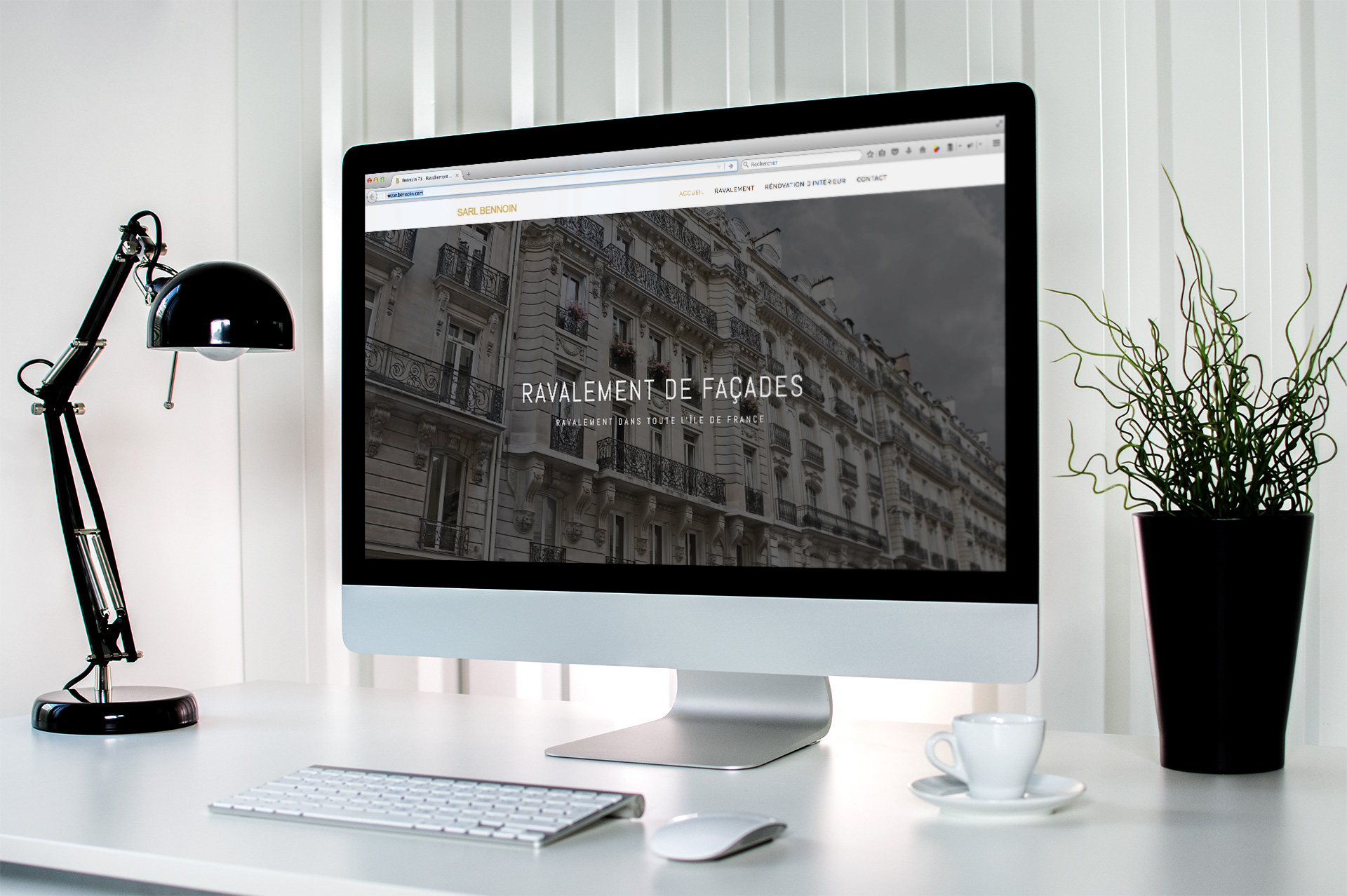 site web entreprise de vente de cuisine