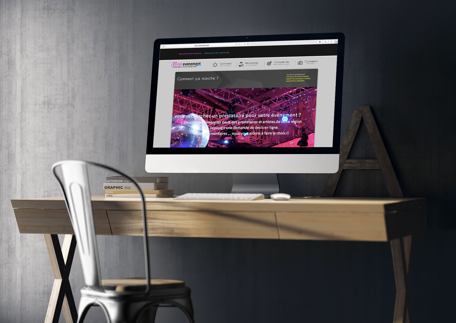 site web entreprise de vente de cuisine