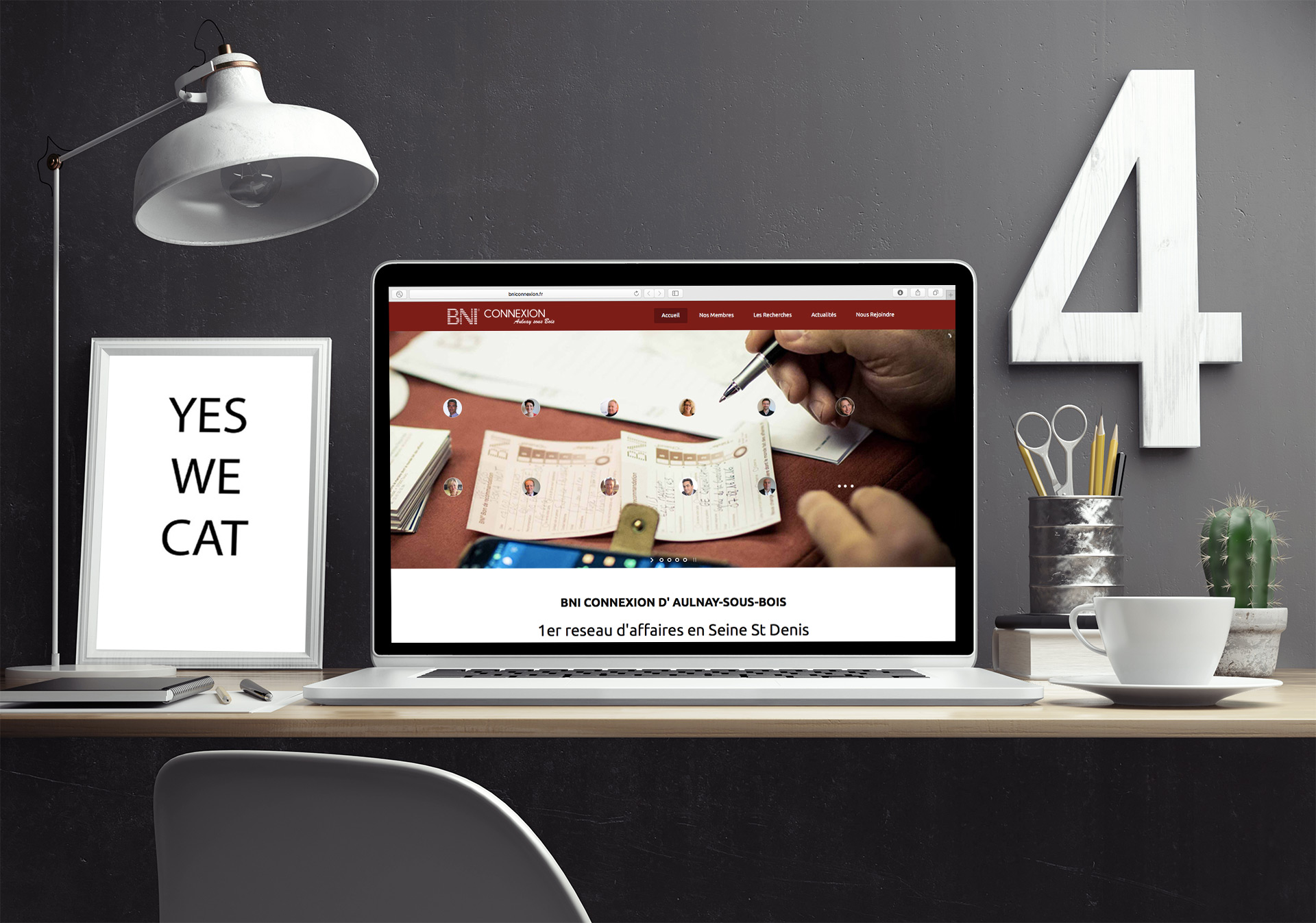 site web entreprise de vente de cuisine