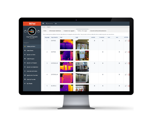 solution metier thermographe