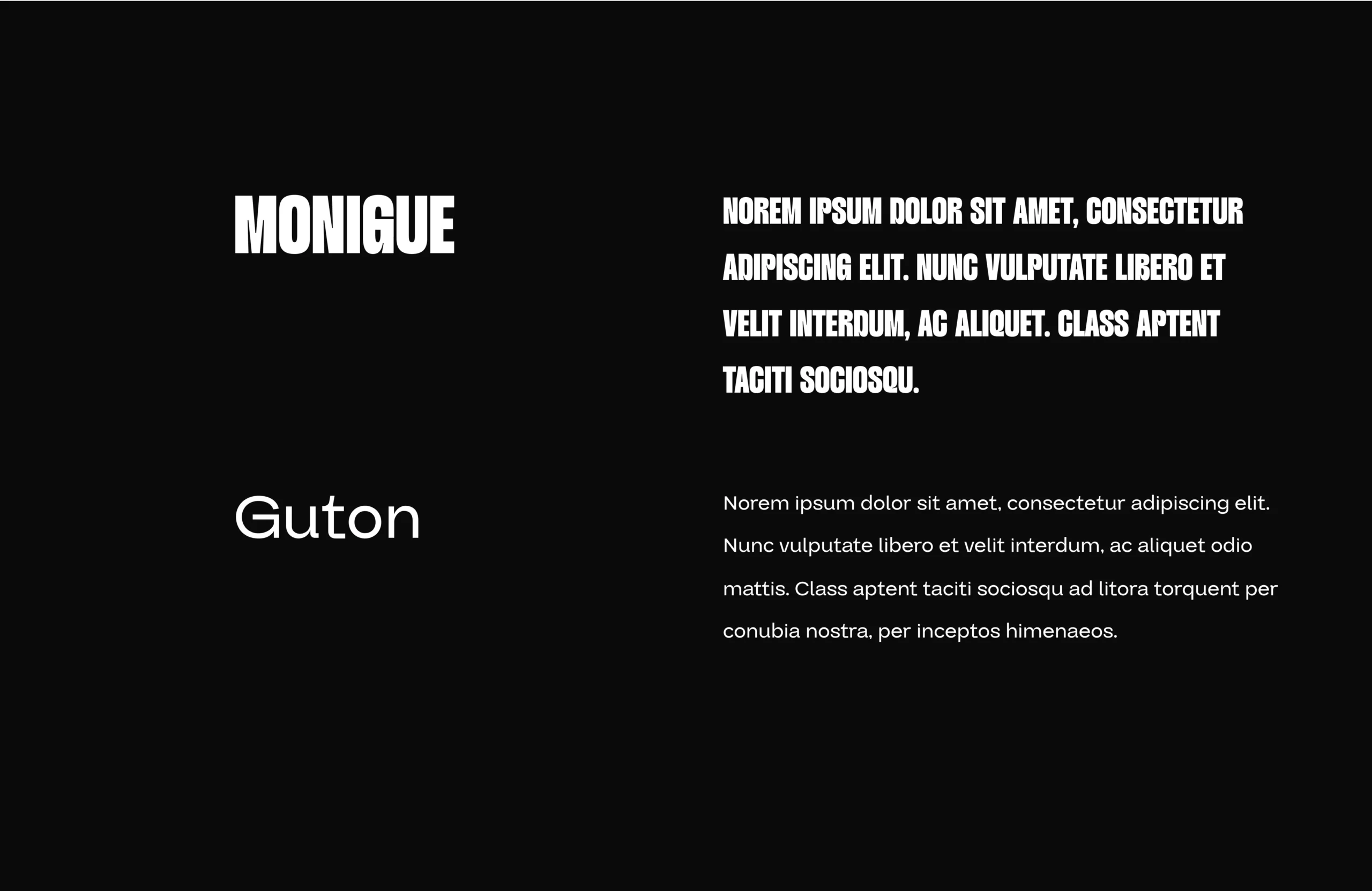 Typographie Azul Services